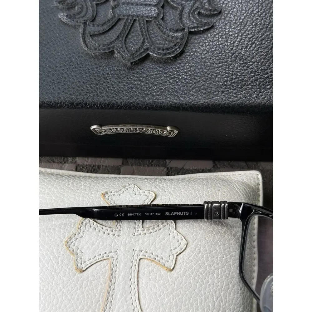 Chrome Hearts SLAPNUTS I BB-CTEK Black Eyeglasses 55-17-153 Rare Vintage